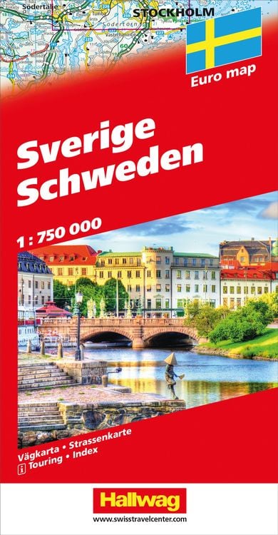 Produktbild: Schweden Strassenkarte 1:750'000 LZ bis 2024
