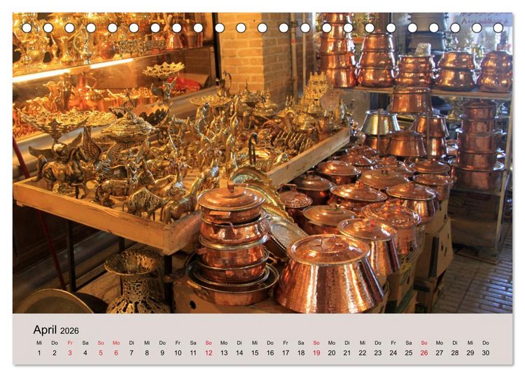 Produktbild: Unbekannter Iran (Tischkalender 2026 DIN A5 quer), CALVENDO Monatskalender