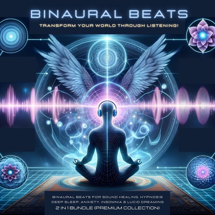 Produktbild: Binaural Beats - Sound Healing 3 in 1 Bundle - Transform Your World Through Listening