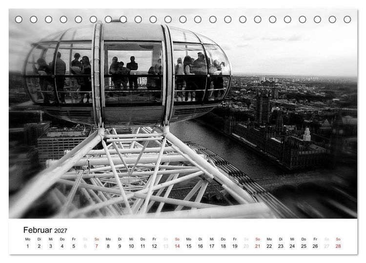 Produktbild: London (Tischkalender 2027 DIN A5 quer), CALVENDO Monatskalender