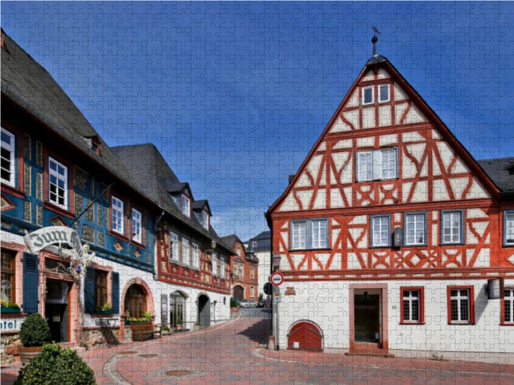 Produktbild: CALVENDO Puzzle Ein Motiv aus dem Kalender Eine Reise im Rheingau vom Frankfurter Taxifahrer Petrus Bodenstaff | 1000 Teile Lege-Gr&ouml;&szlig;e 64x48cm Foto-Pu