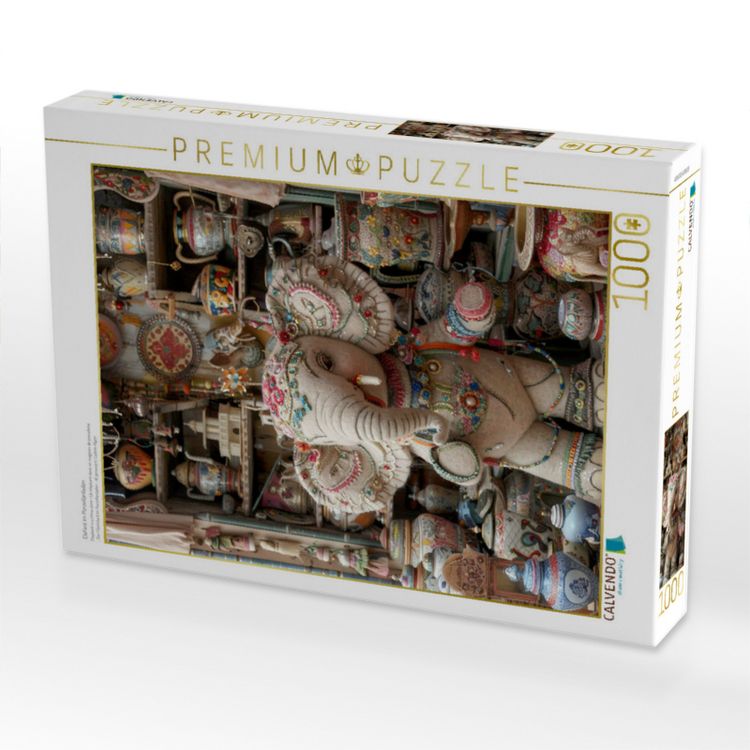 Produktbild: CALVENDO Puzzle Elefant im Porzellanladen | 1000 Teile Lege-Gr&ouml;&szlig;e 64x48cm Foto-Puzzle f&uuml;r gl&uuml;ckliche Stunden