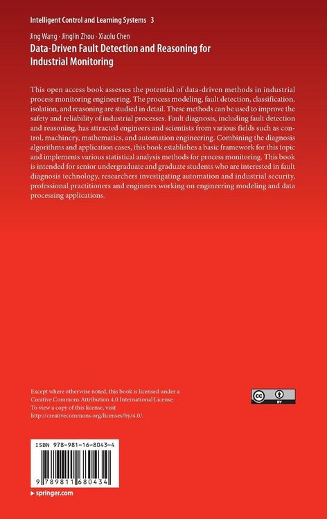 Produktbild: Data-Driven Fault Detection and Reasoning for Industrial Monitoring