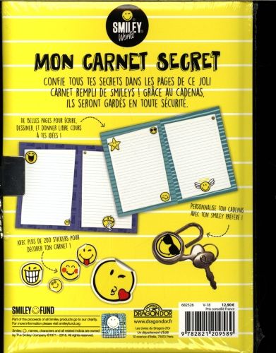 Produktbild: Smiley : mon carnet secret