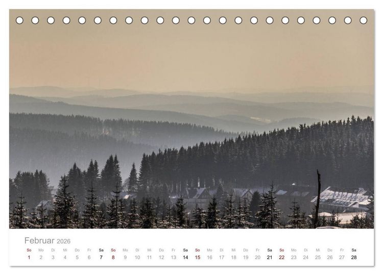 Produktbild: Sauerl&auml;nder Berge (Tischkalender 2026 DIN A5 quer), CALVENDO Monatskalender