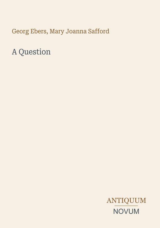 Produktbild: A Question