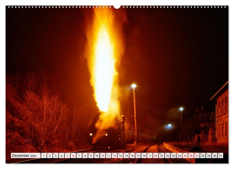 Produktbild: Reichsbahn in Color (Wandkalender 2026 DIN A2 quer), CALVENDO Monatskalender