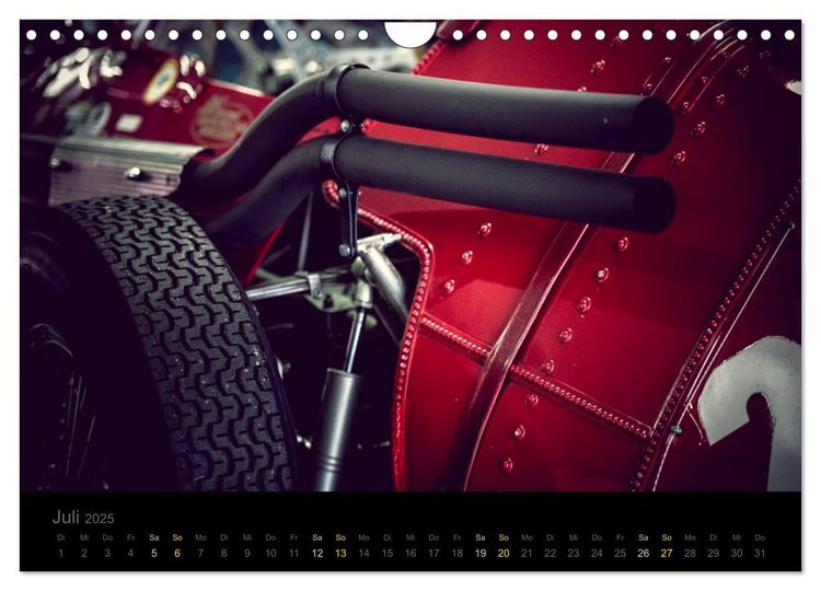 Produktbild: Classic Maserati Racing (Wandkalender 2025 DIN A4 quer), CALVENDO Monatskalender