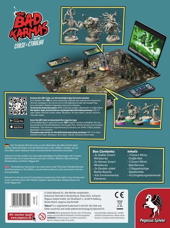 Produktbild: Teburu: The Bad Karmas and the Curse of Cthulhu: Volume 5 [Erweiterung]