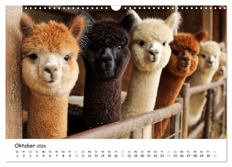 Produktbild: Hans der Bauer und seine Tiere auf dem Bauernhof (Wandkalender 2026 DIN A3 quer), CALVENDO Monatskalender