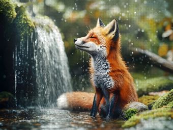 Produktbild: CALVENDO Puzzle Ein Motiv aus dem Kalender "Plitsch, Platsch, tierisch nass" | 1000 Teile Lege-Gr&ouml;&szlig;e 64x48cm Foto-Puzzle f&uuml;r gl&uuml;ckliche Stunden