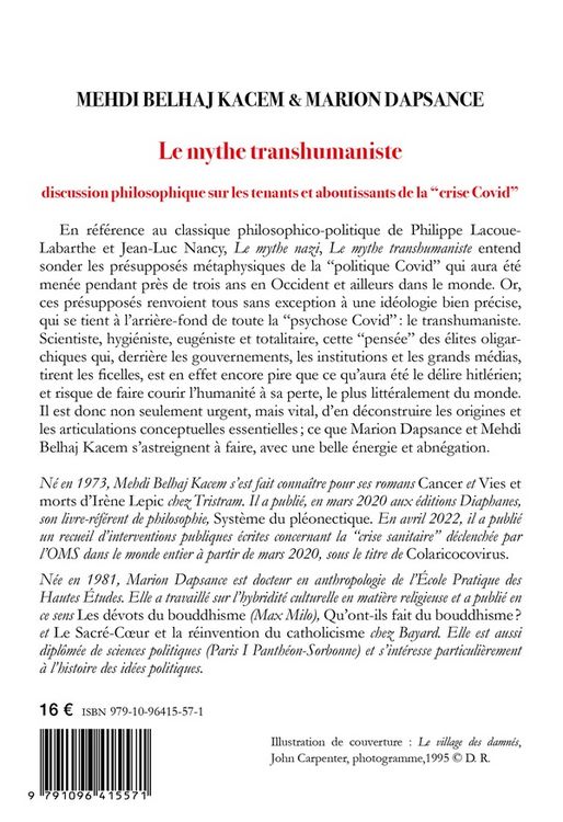 Produktbild: Mythe transhumaniste discussion