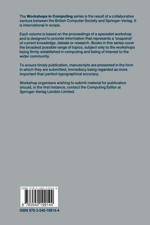 Produktbild: Functional Programming, Glasgow 1994