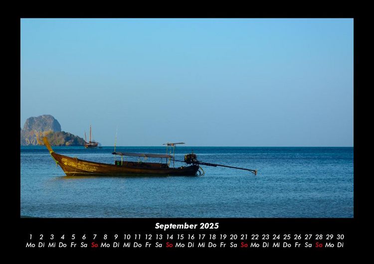 Produktbild: Segelboote 2025 Fotokalender DIN A3