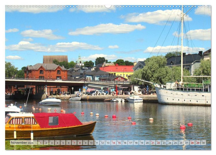 Produktbild: Helsinki und Umgebung - Eine Reise in den S&uuml;den Finnlands (hochwertiger Premium Wandkalender 2026 DIN A2 quer), Kunstdruck in Hochglanz