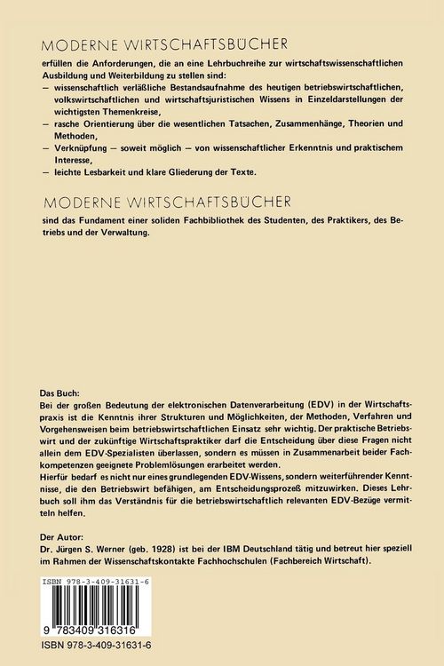 Produktbild: Betriebswirtschaftliche Datenverarbeitung