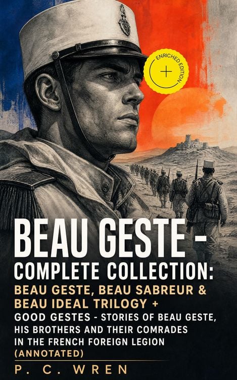 Produktbild: BEAU GESTE - Complete Collection: Beau Geste, Beau Sabreur & Beau Ideal TRILOGY + Good Gestes - Stories of Beau Geste, His Brothers and Their Comrades