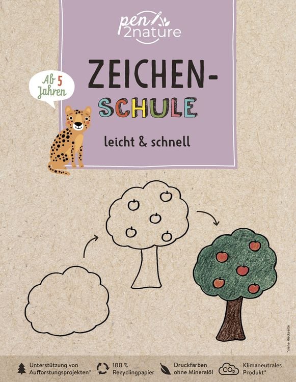 Bild vom Artikel Zeichen-Schule leicht & schnell. Zeichnen lernen für Kinder ab 5 Jahren vom Autor Pen2nature