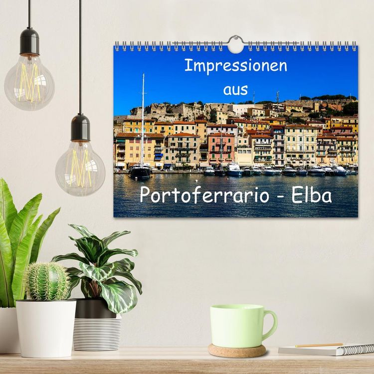 Produktbild: Impressionen aus Portoferrario - Elba (Wandkalender 2026 DIN A4 quer), CALVENDO Monatskalender