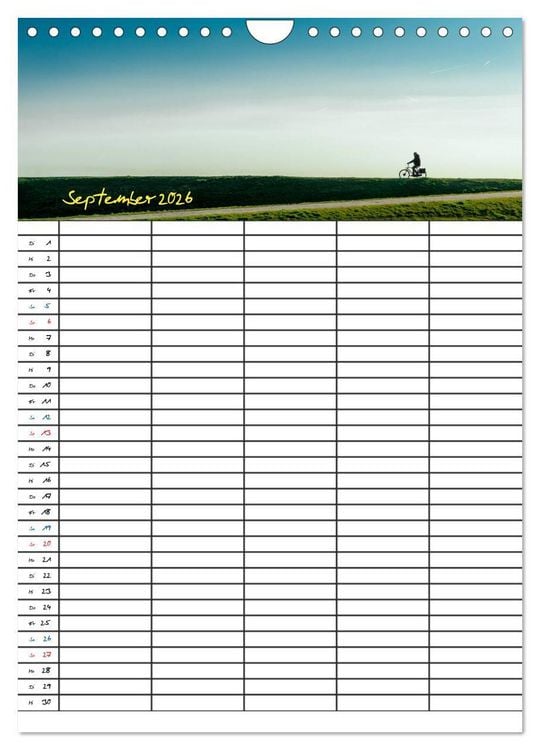 Produktbild: JUIST - DIE NORDSEEINSEL (Wandkalender 2026 DIN A4 hoch), CALVENDO Monatskalender