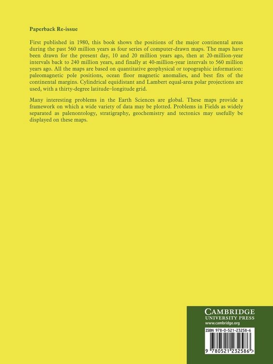 Produktbild: Phanerozoic Paleocontinental World Maps