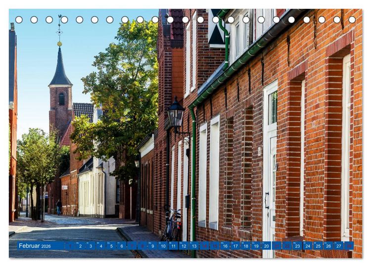 Produktbild: Leer - Das Tor zu Ostfriesland (Tischkalender 2026 DIN A5 quer), CALVENDO Monatskalender