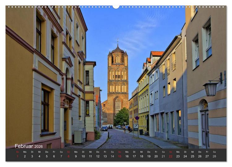 Produktbild: Stralsund. Das Tor zur Insel R&uuml;gen (Wandkalender 2026 DIN A2 quer), CALVENDO Monatskalender