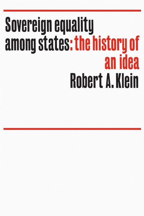 Produktbild: Sovereign Equality Among States