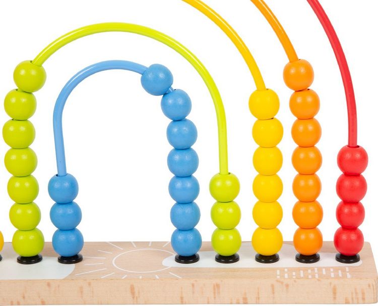 Produktbild: Motorikschleife und Abakus Regenbogen