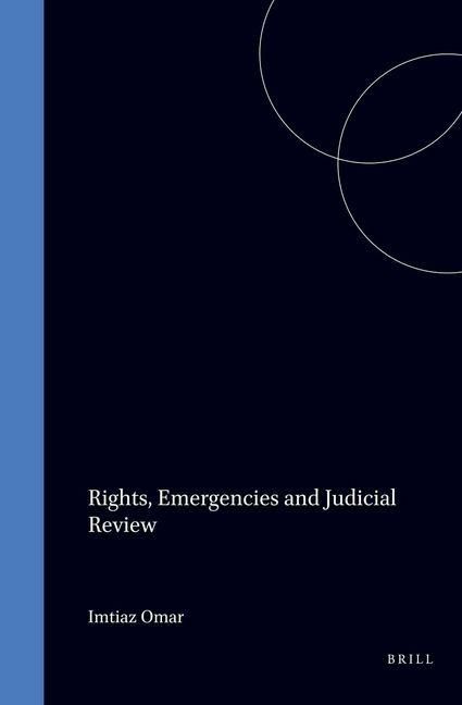 Produktbild: Rights, Emergencies and Judicial Review