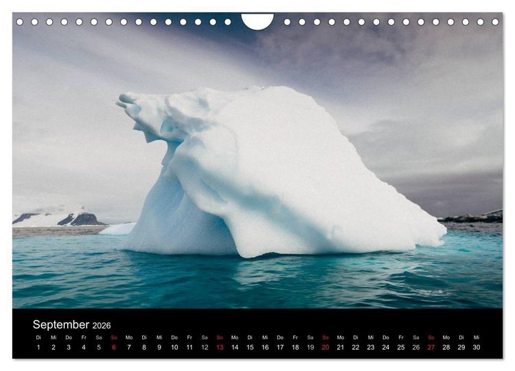 Produktbild: Antarktis 68&deg; S&uuml;d (Wandkalender 2026 DIN A4 quer), CALVENDO Monatskalender
