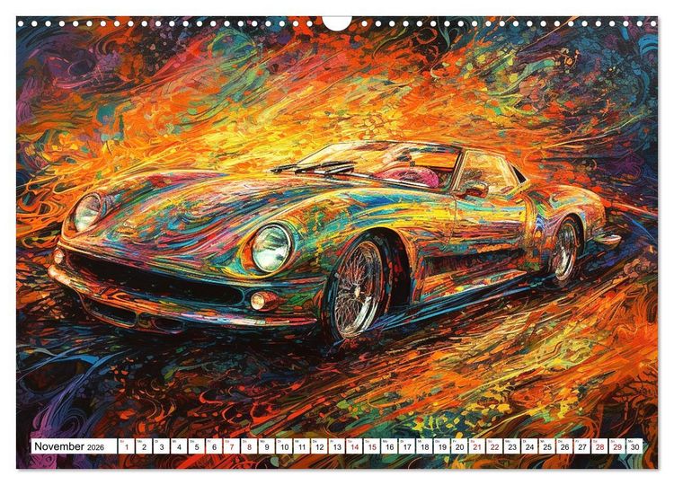 Produktbild: Neon Speed (Wandkalender 2026 DIN A3 quer), CALVENDO Monatskalender