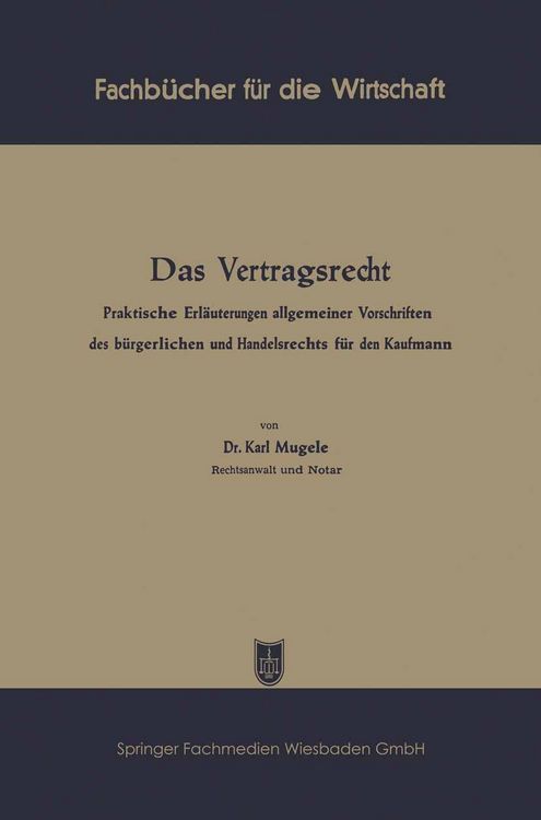 Produktbild: Das Vertragsrecht