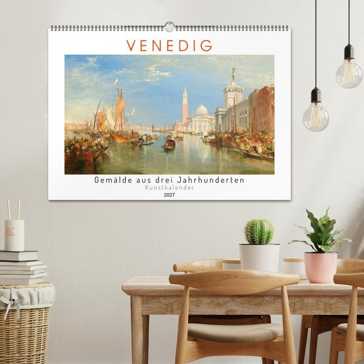 Produktbild: Venedig - Gem&auml;lde aus drei Jahrhunderten. Kunstkalender (Wandkalender 2027 DIN A2 quer), CALVENDO Monatskalender