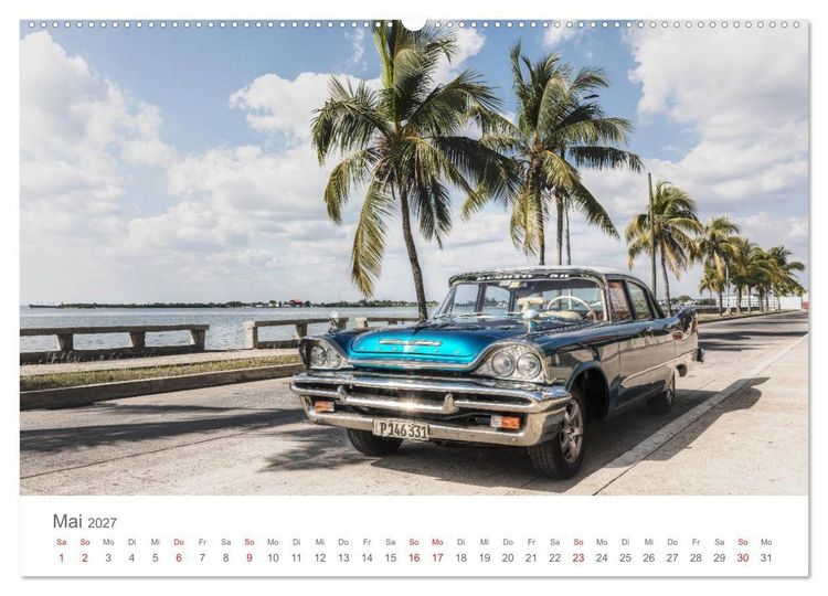 Produktbild: Kuba, karibische Tr&auml;ume (Wandkalender 2027 DIN A2 quer), CALVENDO Monatskalender