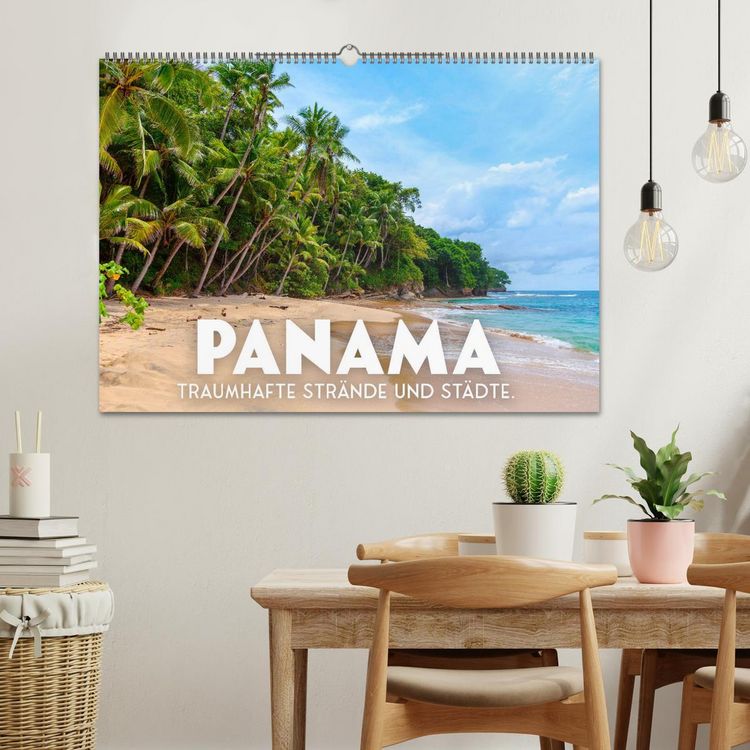 Produktbild: Panama - Traumhafte Str&auml;nde und St&auml;dte. (Wandkalender 2026 DIN A2 quer), CALVENDO Monatskalender