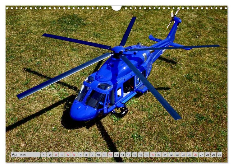 Produktbild: Semiscale-Modellhubschrauber (Wandkalender 2026 DIN A3 quer), CALVENDO Monatskalender