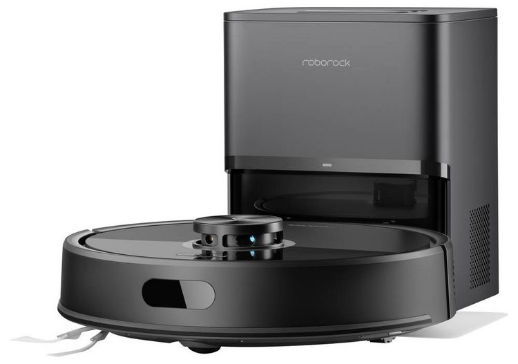 Produktbild: Roborock Q7 FT+ Reinigungsroboter Schwarz Beutellos