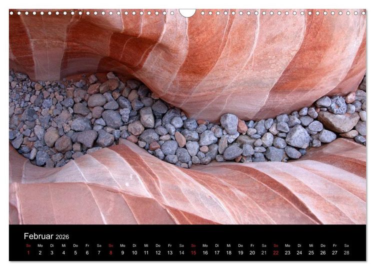 Produktbild: Sand und Stein 2026 (Wandkalender 2026 DIN A3 quer), CALVENDO Monatskalender