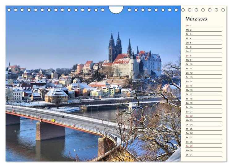 Produktbild: Unterwegs im sch&ouml;nen Sachsen (Wandkalender 2026 DIN A4 quer), CALVENDO Monatskalender