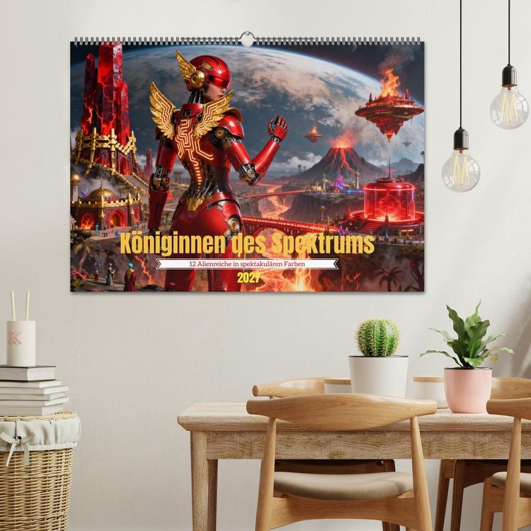 Produktbild: K&ouml;niginnen des Spektrums (Wandkalender 2027 DIN A2 quer), CALVENDO Monatskalender