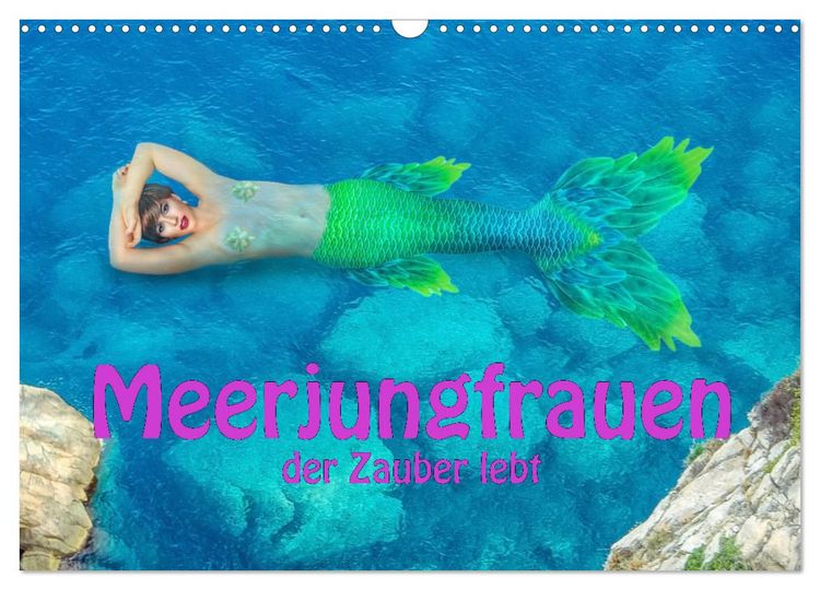 Produktbild: Meerjungfrauen - der Zauber lebt (Wandkalender 2026 DIN A3 quer), CALVENDO Monatskalender
