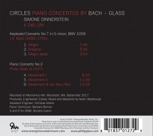 Produktbild: Circles: Klavierkonzerte von Bach & Glass
