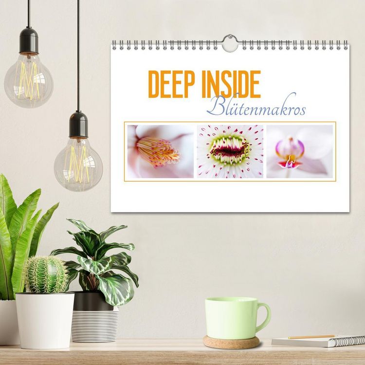 Produktbild: DEEP INSIDE - Bl&uuml;tenmakros (Wandkalender 2026 DIN A4 quer), CALVENDO Monatskalender