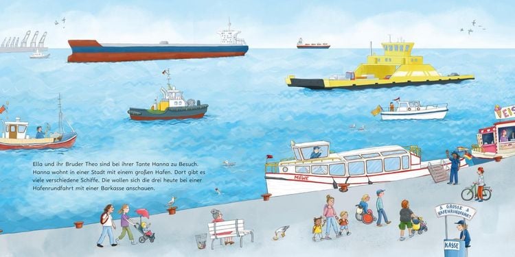 Produktbild: LESEMAUS 75: Gro&szlig;e und kleine Schiffe im Hafen
