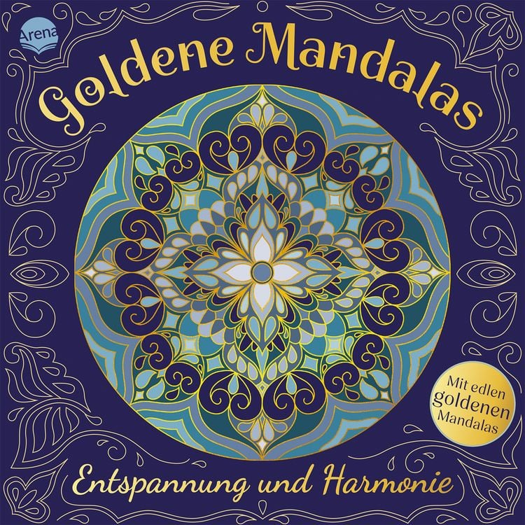 Produktbild: Goldene Mandalas. Entspannung und Harmonie