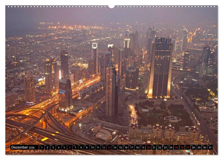 Produktbild: Emirat Dubai (Wandkalender 2026 DIN A2 quer), CALVENDO Monatskalender