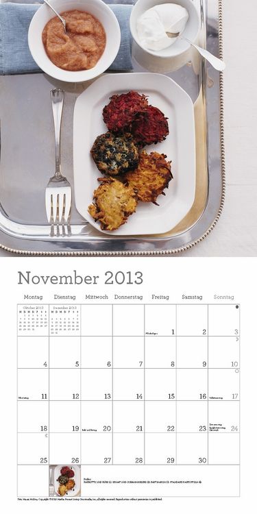 Produktbild: Martha Stewart's K&uuml;chenlatein, Brosch&uuml;renkalender 2013