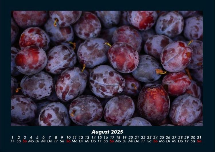 Produktbild: Obstkalender 2025 Fotokalender DIN A4