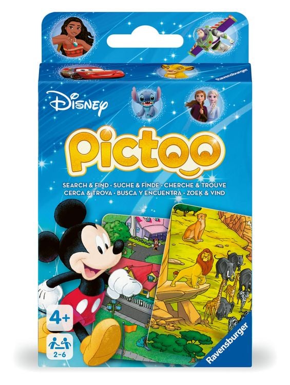Produktbild: Pictoo Disney - Kartenspiel ab 4 Jahre